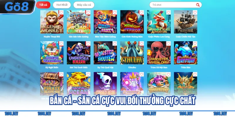 Bắn cá - Săn cá cực vui đổi thưởng cực chất